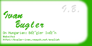 ivan bugler business card